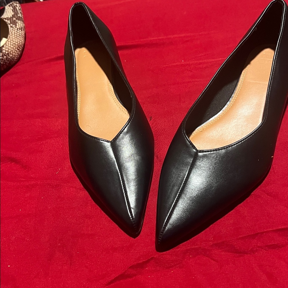 ASOS Black Pointed Flats
